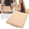 Self Heating Cloth Electric Heating Pads Tourmaline Cloth Tourmaline Fabric Shawl Elastic Blanket Plush Tourmaline Cloth Fabric for Indoor Outdoor Winter Camping view 3