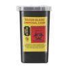 Sharps Container Sharps Bin Sharps Box For Needles Needle Destruction Tattoo Supplies Container Box Blade Waste Bin Tattoo Supplies and Equipment[black] view 1