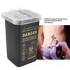 Sharps Container Sharps Bin Sharps Box For Needles Needle Destruction Tattoo Supplies Container Box Blade Waste Bin Tattoo Supplies and Equipment[black] view 4