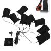 Heating Pad Electric Cloth Heater Pad Heating Clothes Usb Heated Pad Warmer 1 3 Gears Clothes Heater Sheet for Winter Camping Hiking view 1
