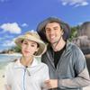 Head Net Hat for Men Women Safari Sun UV Protection Hat with Netting Net Mesh Bug Cap Outdoor Fishing Hiking Gardening Bucket Dark Gray view 4