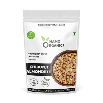 Seasol Namo Organics - Jumbo Almondette Seeds Kernels - 150 Gm - Chironji/Charoli Dry Fruits - Sourced from Organic Farmers