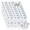 WORLD-BIO Shipping Ice Packs Small Cold Packs for Food Shipping, Long Lasting Dry Ice Packs for Coolers, Reusable Ice Sheets for Coolers Freezer Packs, 96 Cells view 1