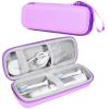 ZORETCO Toothbrush Hard Travel Case Compatible with Philips Sonicare Protectiveclean 4100,5100,6100,6500 Fits for Oral-B Pro 1000,1500,2000,3000,3500 Electric Toothbrush Travel Bag (Purple) view 1