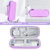 ZORETCO Toothbrush Hard Travel Case Compatible with Philips Sonicare Protectiveclean 4100,5100,6100,6500 Fits for Oral-B Pro 1000,1500,2000,3000,3500 Electric Toothbrush Travel Bag (Purple) view 4