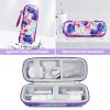 ZORETCO Toothbrush Travel Case Compatible with Oral-B Pro 1000,1500,2000,3000,3500 Fits For Philips Sonicare Protectiveclean 4100,5100,6100,6500 Electric Toothbrush Travel Bag (Purple) view 4