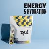 Zest Hydration & Preworkout Energy Drink Packets  Clean Electrolyte Powder with 250mg Caffeine - 14 Energy Powder Sticks for Running & Endurance, BlackBerry Lemonade Flavor view 2