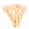 100% Bamboo Utensils -100 PK 6.7" Bamboo Compostable Forks Disposable Cutlery Set Biodegradable Eco Friendly Renewable Flatware Forks view 1