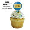 GRAPHICS & MORE Ted Lasso Believe Cupcake Picks Toppers Decoration Set of 6 view 3