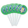 GRAPHICS & MORE Ted Lasso Believe Badge Cupcake Picks Toppers Decoration Set of 6 view 1