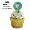 GRAPHICS & MORE Ted Lasso Believe Badge Cupcake Picks Toppers Decoration Set of 6 view 3