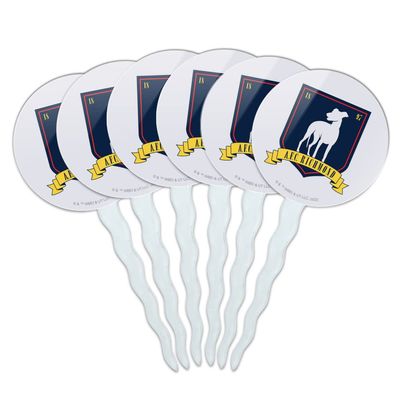 GRAPHICS & MORE Ted Lasso A.F.C. Richmond Cupcake Picks Toppers Decoration Set of 6