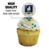 GRAPHICS & MORE Ted Lasso A.F.C. Richmond Cupcake Picks Toppers Decoration Set of 6 view 3