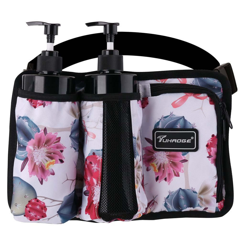 Massage Bottle Bag Massage Oil Holster Lotion Holster Massage Therapist Massage Oil Holster Massage Lotion  (Hua, 3 Bottle)