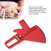 ZJchao Body Fat Caliper, Professional Double Spring Skinfold Calipers and Body Fat Tape Measure Tool for Accurately Measuring BMI Skin Fold Fitness(Red) view 3