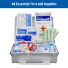 First Aid Only 91324 ANSI A 2021 and OSHA Compliant First Aid Kit, 25-Person Emergency First Aid Kit for Business, Home, Car, and Worksites, 94 Pieces view 2