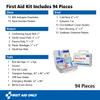 First Aid Only 91324 ANSI A 2021 and OSHA Compliant First Aid Kit, 25-Person Emergency First Aid Kit for Business, Home, Car, and Worksites, 94 Pieces view 3