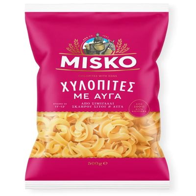 Misko Hilopites with eggs