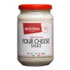 Four Cheese Premium Italian Sauce, made with Italian Cheese (Pack of 2) 12.5 oz view 1