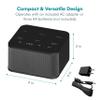 Big Red Rooster Sound Machine - 6 Sleep Sounds - Portable White Noise Machine for Office Privacy & Adult Sleeping - Compact Travel or Home - Dual Power Options - Black view 3