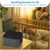 Big Red Rooster Sound Machine - 6 Sleep Sounds - Portable White Noise Machine for Office Privacy & Adult Sleeping - Compact Travel or Home - Dual Power Options - Black view 4