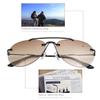 2 Pairs Bifocal Reading Sunglasses UV400 Protection Outdoor Sun Readers Blue Light Blocking Glasses Aviator Tinted Shades for Men and Women Classic Eyewear Retro Stylish Driving Safety Eyeglasses view 4