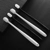 DI QIU REN 4Pcs Extra Soft Toothbrush, Ultra Soft-bristled Adult Toothbrush Micro-Nano 20000 Floss Bristle Good Cleaning Effect for Sensitive Teeth Oral Gum Recession (2 White & 2 Black) view 4