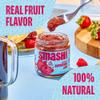 Smash Foods Raspberry Jam | Low-Calorie, No Sugar Added Keto Jam with Upcycled Fruit & Chia Seeds | Vegan, Paleo Superfood Fruit Spread (2 Jars) view 2