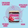 Smash Foods Raspberry Jam | Low-Calorie, No Sugar Added Keto Jam with Upcycled Fruit & Chia Seeds | Vegan, Paleo Superfood Fruit Spread (2 Jars) view 4