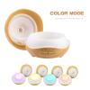 300ml Aromatherapy Essential Oil Diffuser Wood Grain Button Control ltrasonic Air Humidifier Cool Color LED Lamp view 2