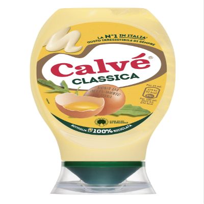 Calv Classica Classic Italian Mayonnaise Top Down 430ml 15.16 fl.oz