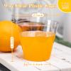 N9R 100PCS 9 oz Clear Plastic Cups for Cold Beverages, Disposable Plastic Cups Tumblers, Heavy Duty Cocktail Cups for Parties, Weedings, Events and Gatherings view 2
