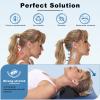 WANYIDA Neck Stretcher Chiropractic Pillows for Neck Pain Relief, Cervical Traction Device for Cervical Spine Alignment, Neck and Shoulder Relaxer, Cervical Orthotic Traction Block view 2