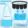 Tondiamo Adjustable Mastectomy Drain Holder Drain Pouch with Shower Bag Drainage Pouch Breast Shirts Two Pockets Mastectomy Tummy Tuck Recovery Supplies(Two and Four Pockets,Black, Blue) view 2