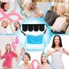 Tondiamo Adjustable Mastectomy Drain Holder Drain Pouch with Shower Bag Drainage Pouch Breast Shirts Two Pockets Mastectomy Tummy Tuck Recovery Supplies(Two and Four Pockets,Black, Blue) view 4