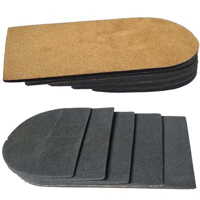 Adjustable Leg Length Discrepancy Heel Lifts Inserts Insoles - Pack of 2 (5 Layer Brown Small)