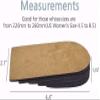 Adjustable Leg Length Discrepancy Heel Lifts Inserts Insoles - Pack of 2 (5 Layer Brown Small) view 2