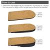 Adjustable Leg Length Discrepancy Heel Lifts Inserts Insoles - Pack of 2 (5 Layer Brown Small) view 3