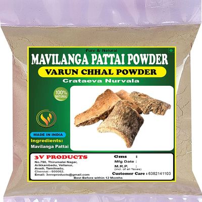ROSEVILLA Mavilanga Pattai Powder 200g | Varun Chhal | Barna | Crataeva Nurvala Bark Powder (Pack 2x100g)