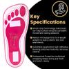 25Pairs(50Feets) Disposable Stick Spray Tanning Feet Pads Perfect for preventing spray tan solution,Deluxe & Hygienic Spray Tan Feet Pads-Ideal for Salons and Spas or Home,Easy to Apply view 4