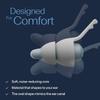 Alpine SleepDeep Multisize - Soft Ear Plugs for Sleeping and Concentration - New 3D Oval Shape and Noise Reducing Gel for Better Attenuation - 27dB - Ideal for Side Sleeper - 2-Pair Reusable: S + M/L view 3