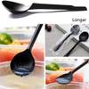 OBTANIM 100 Pack large Disposable Plastic Spoons Heavy Weight Individual Wrapped Teaspoons for Soup Dessert Ice Cream (Black, 6 Inches) view 3