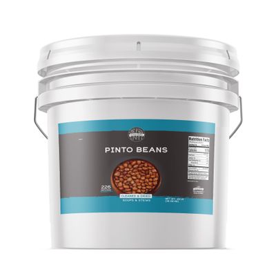 Birch & Meadow 3.5 Gallon, Pinto Beans, Non GMO, Cleaned & Dried