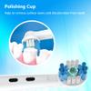 BUKURII Replacement Toothbrush Heads Fit for Oral B Electric Toothbrushes, 4pcs, Polishing Cup for Whitening Action, Round Head Refills for Vitality, for Triumph, for Pro Series view 2