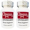 Cardiovascular Research Lipothiamine B Supplement 120 Tablets - Vitamin B1 Now with Alpha Lipoic Acid - 2 X 60 Count view 1