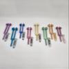 YANTRA Chakra Weighted Tuning Fork Set of 8 with Acrylic Gem Fused Removable Wand for Oil Massage Acupressure Alternative Therapy Healing Relaxation view 1