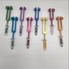 YANTRA Chakra Weighted Tuning Fork Set of 8 with Acrylic Gem Fused Removable Wand for Oil Massage Acupressure Alternative Therapy Healing Relaxation view 2