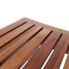 Rutledge & King Teak Shower Bench - Teak Shower Seat - Teak Wood Bathroom Stool - Corner Bench Alternative - Bathroom Chair - Bath Bench/Teak Bench (Luna) view 2