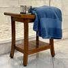 Rutledge & King Teak Shower Bench - Teak Shower Seat - Teak Wood Bathroom Stool - Corner Bench Alternative - Bathroom Chair - Bath Bench/Teak Bench (Luna) view 4