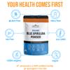 Organic Blue Spirulina Powder, 120 Servings - 100% Pure Superfood Blue-Green Algae, Natural Food Coloring for Smoothies & Protein Drinks - Non GMO, Gluten-Free, Vegan + USDA Certified, No Fishy Smell view 4